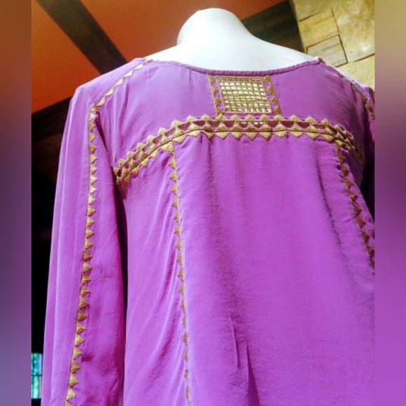 BCBG Y2K SILK BLOUSE extra small - Picture 4 of 10